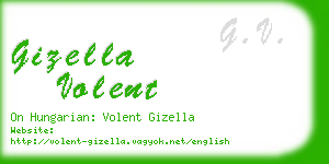 gizella volent business card